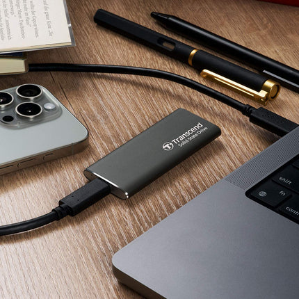 Portable SSD ESD256C USB-C 500Gb 10Gbps (R1050/W950 Mb/s) Aluminum