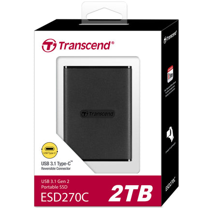 Portable SSD ESD270C USB-C 2TB (R520/W460) Black