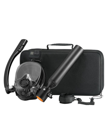 Portable Scuba Tank Kit, 0.5L Air Cylinder with Mask
