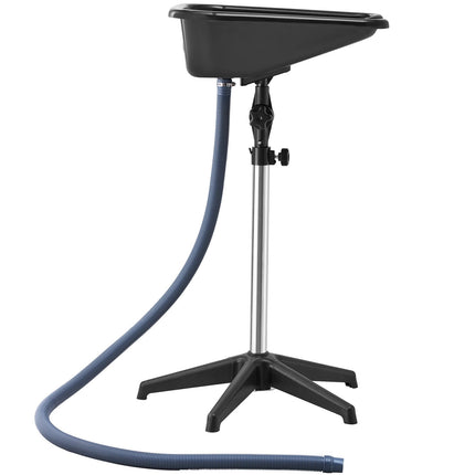 Portable Shampoo Bowl Sink, Adjustable Height, Drain Hose