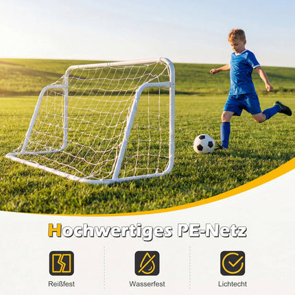 Portable Soccer Goal with Weatherproof Net, 121x60x80 cm