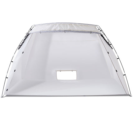 Portable Spray Paint Tent 10x7x6 ft, Floor, Mesh Screen