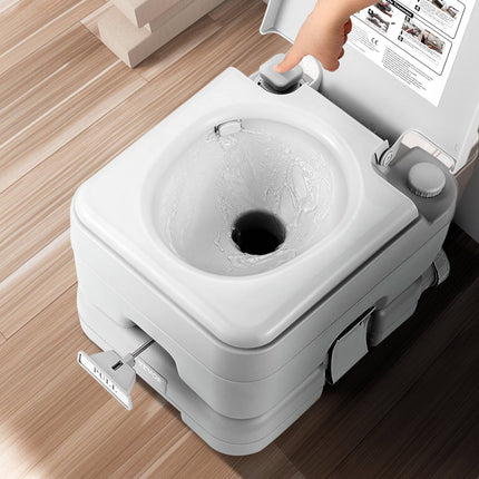 Portable Toilet, 3.2 Gal Waste Tank, Carry Bag