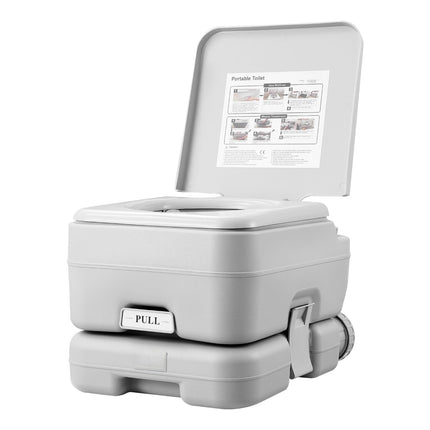 Portable Toilet, 3.2 Gal Waste Tank, Carry Bag