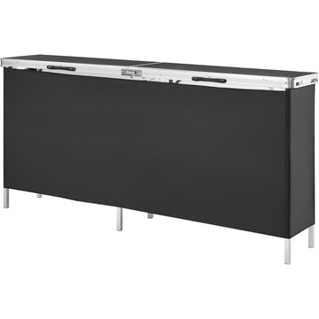 Portable Trade Show Podium Table, Foldable With Carry Bag