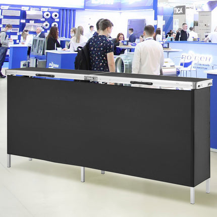 Portable Trade Show Podium Table, Foldable With Carry Bag