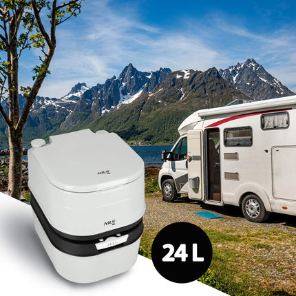 Portable Travel Toilet, 24L Capacity