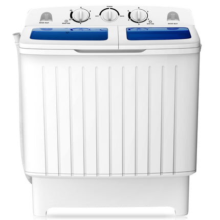 Portable Twin Tub Washing Machine, 5kg Wash 3kg Spin