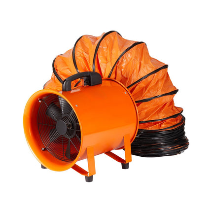 Portable Ventilation Blower 254mm, 10m Duct Hose, 1720 CFM