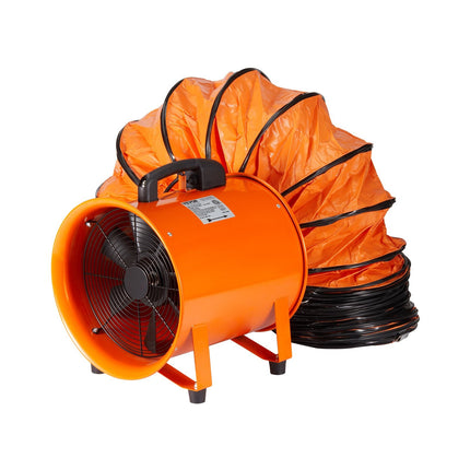 Portable Ventilator, 12-Inch 2574 CFM Blower With 5m Duct