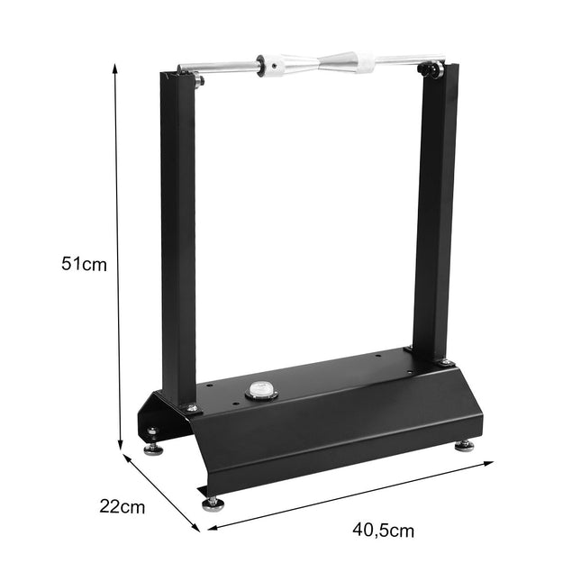 Draagbare motorfietswielbalancer met verstelbare kegels 40,5 x 22 x 51 cm