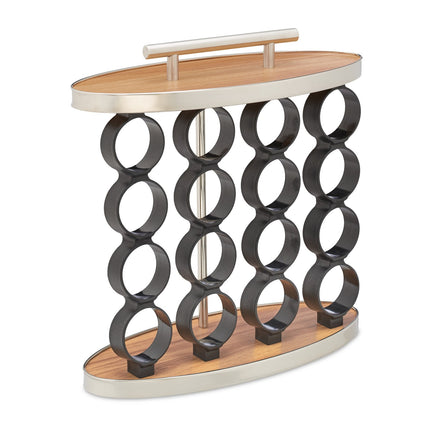 Portable spice rack with 16 jars