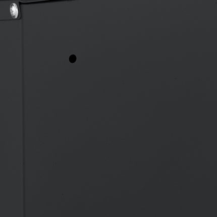 Postbox with Newspaper Holder – Matte Metal Finish