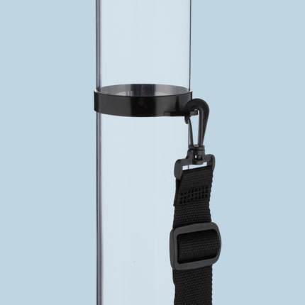 Poster Tube for Safe Transport, Transparent, Adjustable Strap
