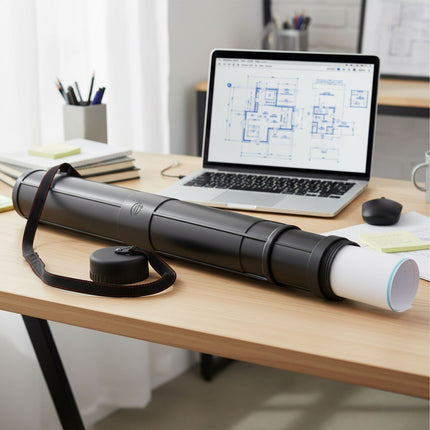 Poster Tube with Telescopic Function, Black