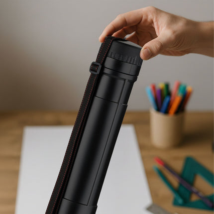 Poster Tube with Telescopic Function, Black