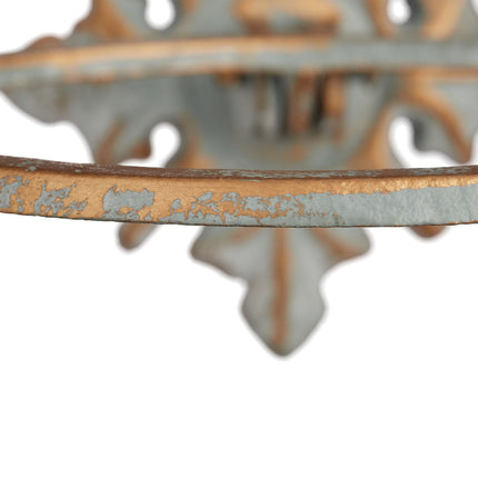 Pot holder wall cast iron baroque