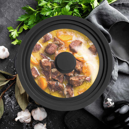 Pot lid 20-24 cm with silicone edge