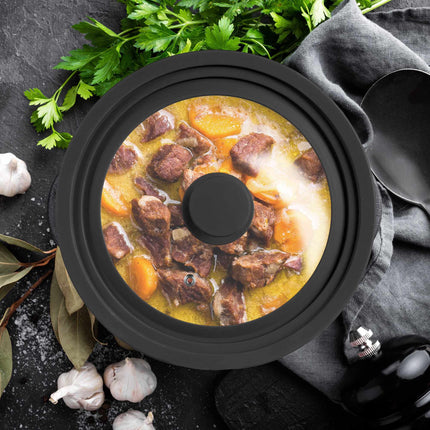 Pot lid 20-24 cm with silicone edge