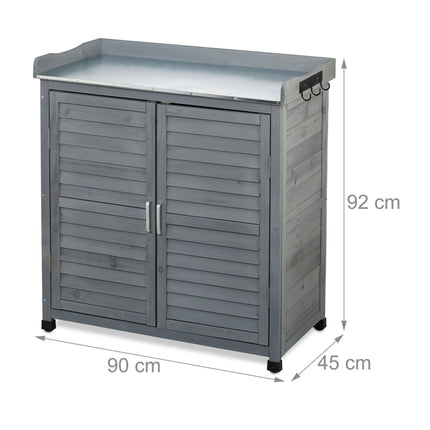 Potting Bench with Storage – Wooden Garden Table
