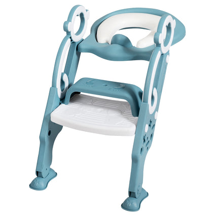 Potty Training Toilet Seat Ladder, Foldable, Non-Slip Step