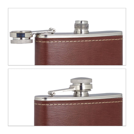 Pour 200 ml with artificial leather