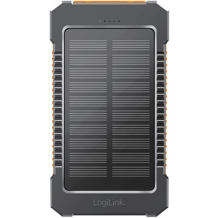 PowerBank 6,000 mAh 10W Solar cell Black/Orange