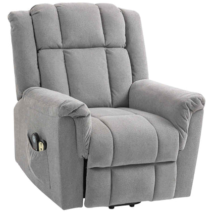 Power Lift Recliner Chair with Massage & Heat, Dark Grey