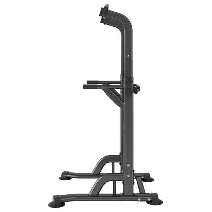 Power Tower Dip Station, 10-Level Adjustable, 330 lb Capacity