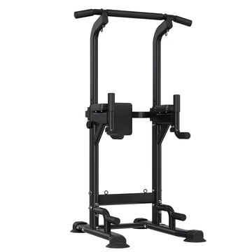 Power Tower Pull-Up Bar Dip Station, 150 kg, Adjustable