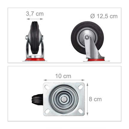Powerful wheels, 4 pcs