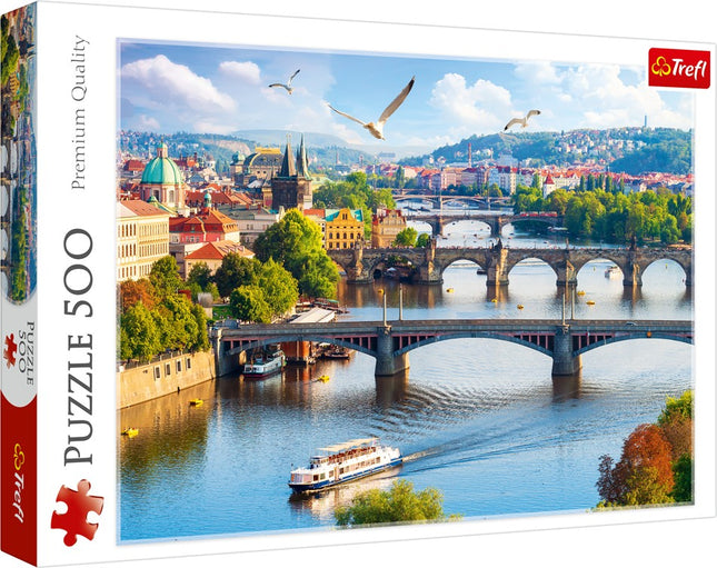 Prague 500-Piece Jigsaw Puzzle for Adults and Kids