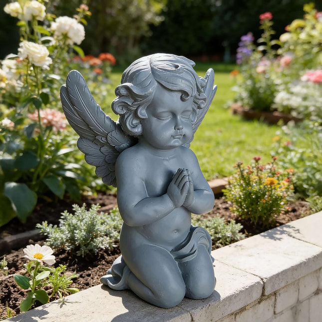 Praying Angel Statue for Cemetery or Garden