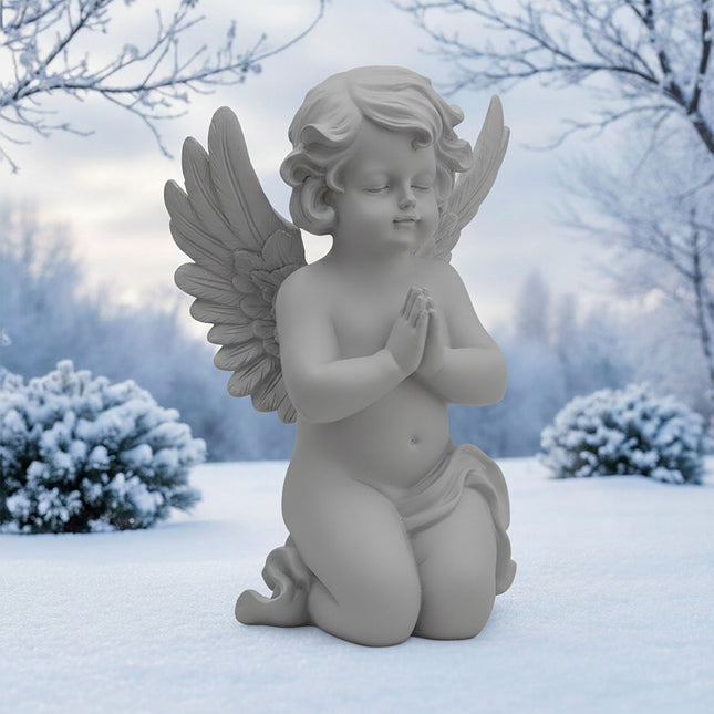 Praying Angel Statue for Cemetery or Garden