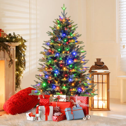 Pre-Lit Artificial Christmas Tree 150cm, 250 LED, Hinged