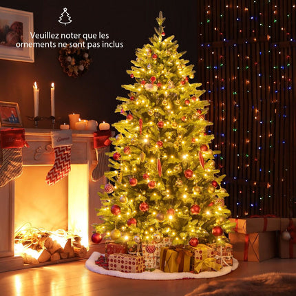 Pre-Lit Artificial Christmas Tree 180cm, 250 LED, 11 Modes