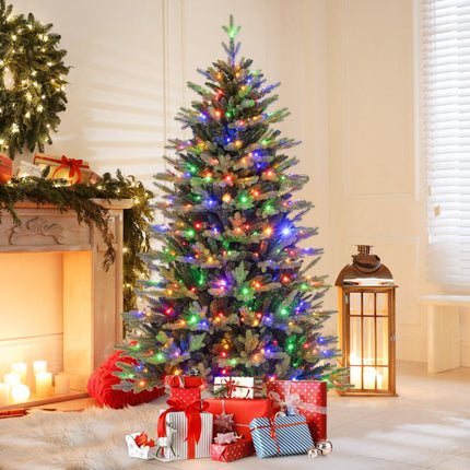 Pre-Lit Artificial Christmas Tree 180cm, 250 LED, 11 Modes