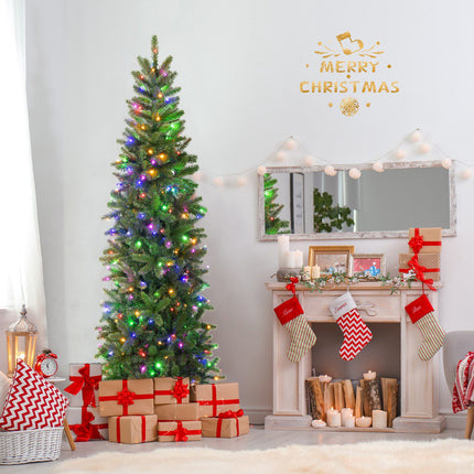 Pre-Lit Artificial Christmas Tree 180cm, 270 LED, 648 Tips