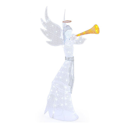 Pre-Lit Christmas Angel, 62 Inch, 100 LED, Outdoor