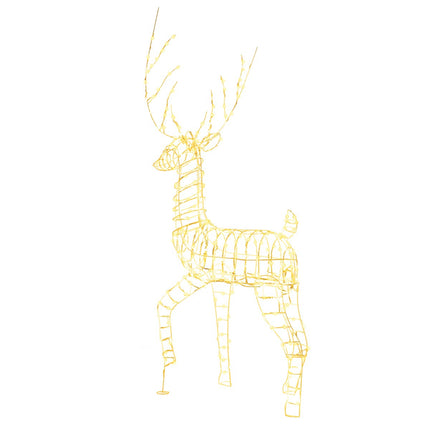 Pre-Lit Christmas Reindeer 186cm, 300 Warm White LEDs