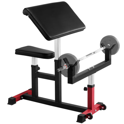 Preacher Curl Bench – Adjustable 440 lb Barbell, Dumbbell