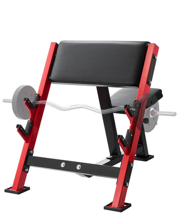 Preacher Curl Bench, Adjustable Seat, 660 lb Capacity