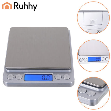Precision LCD Kitchen Scale 2kg with 2 Bowls