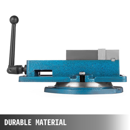 Precision Milling Vise, 100mm Jaw, 360-Degree Base