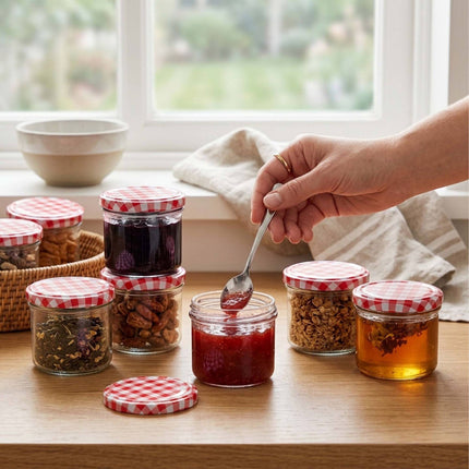 Preserving Jars, 220 ml Twist-Off, Airtight Lids