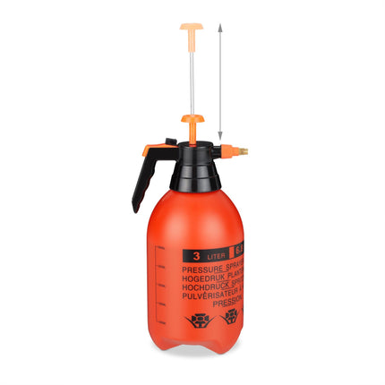 Pressure sprayer 3 liters orange