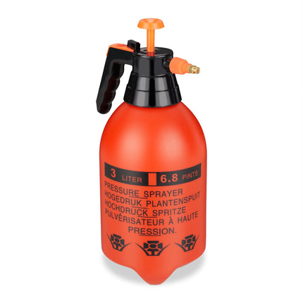 Pressure sprayer 3 liters orange