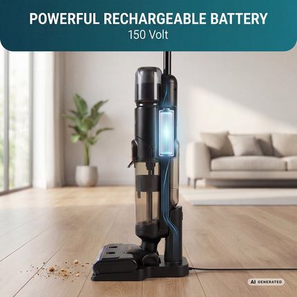 Princess AquaMotion Pro 4-in-1 Cordless Floor Cleaner 21.6V, HEPA Filtration