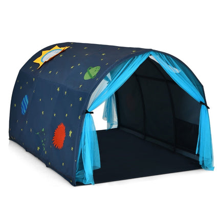 Princess Playhouse Bed Tent with Windows & Storage Pockets