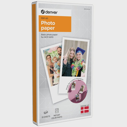 Printer Photo Paper, Standard, 20 Sheets